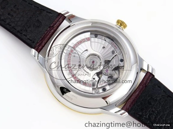 0415 De Ville Power Reserve YG MKF 1:1 Best Edition White Dial on Brown Leather Strap A WrinkleFree 7755